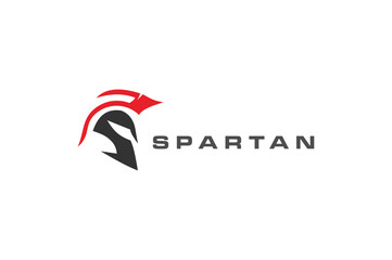 spartan vector logo tamplate - obrazy, fototapety, plakaty