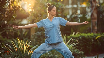 health nurse yoga