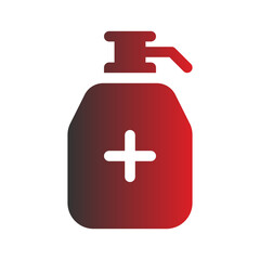 soap flat gradient icon