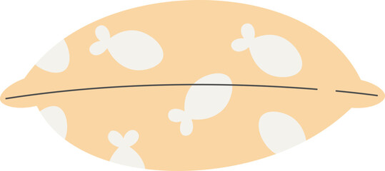 Pillow With Fish Pattern