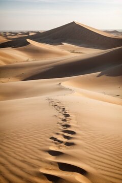 "AI-Generated Desert Landscape"
