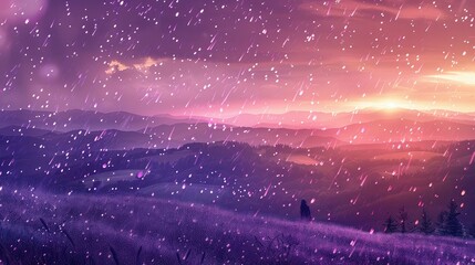 prince purple rain background - obrazy, fototapety, plakaty