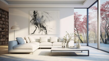 chic modern interior room