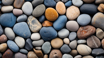 Fototapeta na wymiar A stones background, capturing the natural beauty and variety of stones Ai Generative