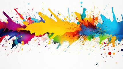 rainbow paint colorful background