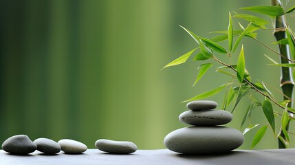 Fototapeta na wymiar meditation bamboo zen background