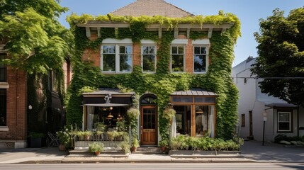 historic city cottage building