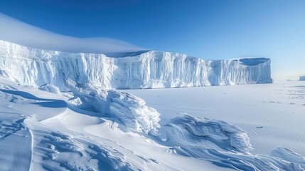ice snowy cliffs