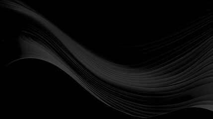 3D abstract background and curved lines