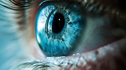 Closeup Blue Eyes