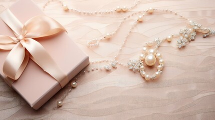 gold gift jewelry background