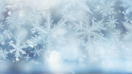winter snowflake snow background