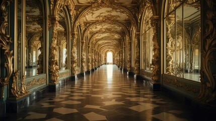 Obraz premium light corridor blurred room