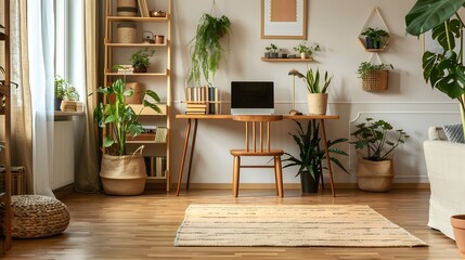 Minimalist work desk