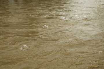 Flooded River during the storm
