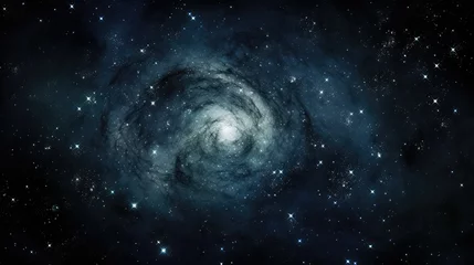 Foto op Canvas cosmos space black background © vectorwin