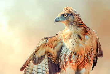 Harpy Hawk Harpia harpyja, World Wildlife Day, March - obrazy, fototapety, plakaty
