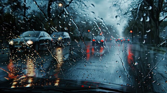 windshield rain driving