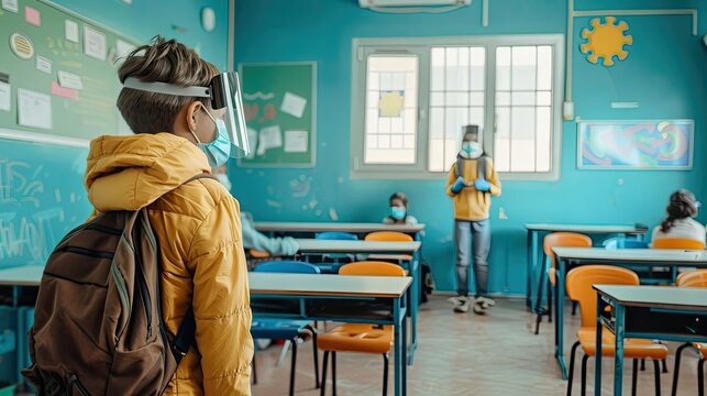 distance covid-19 back to school - Powered by Adobe