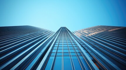 Fototapeta na wymiar glass background skyscraper building