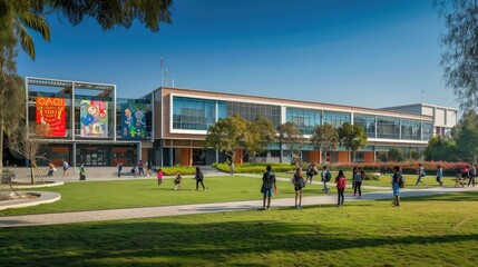 Obraz premium auditorium schools building