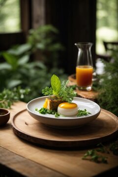 "AI-Generated 5-Star Michelin Molecular Gastronomy Food"
