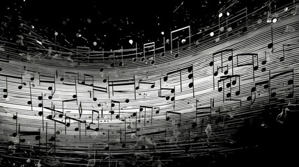 melody sheet music background