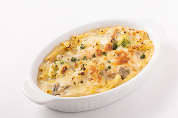 牡蠣と海老のマカロニグラタン