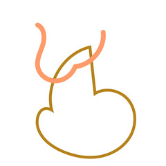 Abstract shape outline vector 