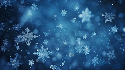 Fototapeta na wymiar frost blue snow background