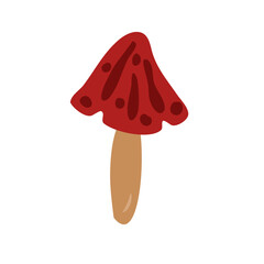Mushroom cartoon vector 