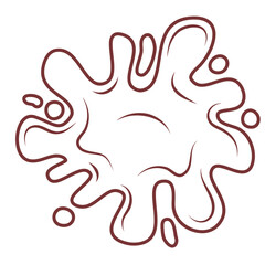Splash Vector Outline 