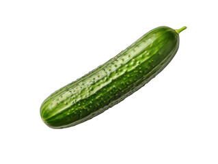 Cucumber isolated on transparent background, transparency image, removed background