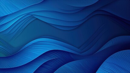 Abstract blue waves background.