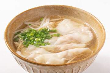 ［香港産　蝦子麺］ワンタン麺