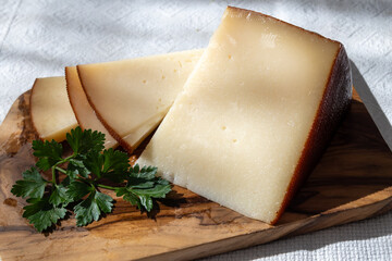 Spanish hard manchego, cow, sheep and goat cheese