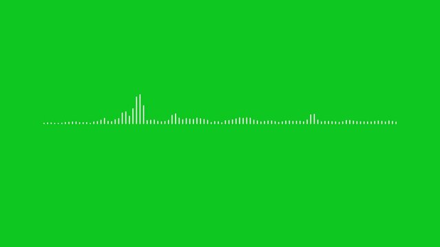Minimalist Waveform Audio. equalizer voice on green screen. equalizer voice,
equalizer voice sound wave equalizer. Futuristic sound wave visualization. pulse soundwave,
podcast sound wave.