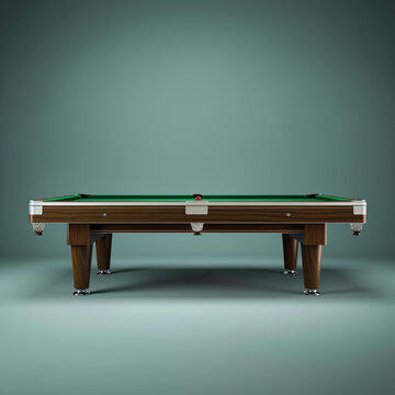 billiard table isolated on white