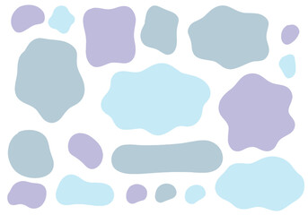 梅雨色のふにゃふにゃしたフレームセット