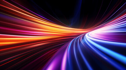 Neon speed abstract background, abstract future technology background