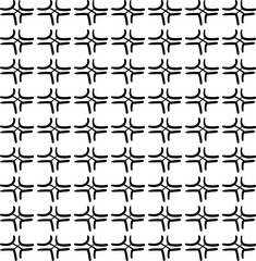 The crosses are made up of individual, curling lines to form a texture.