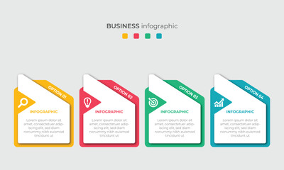 Steps Timeline Infographics Images Template Design  Business Concept With 4 Steps Or Options  Can Be Used For Workflow Layout  Diagram  Vector design