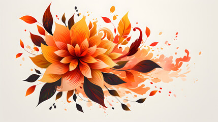 Diwali Day Watercolor - obrazy, fototapety, plakaty