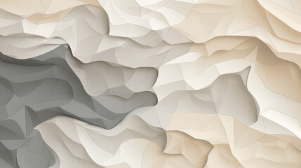 Elegant Wavy Paper Texture in Monochrome Shades