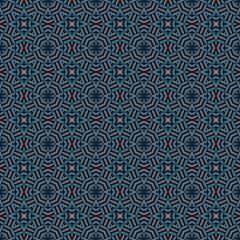 Seamless braided pattern of lines. Square abstract pattern. Woven fabric texture