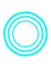 abstract blue circle