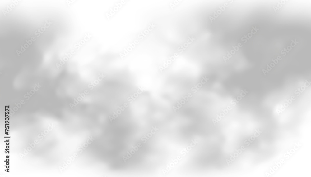 Wall mural fog cloud smoke png