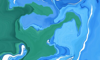 Fluid color abstract 