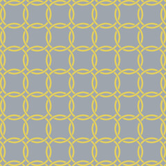 Fototapeta premium Circle art seamless pattern background.