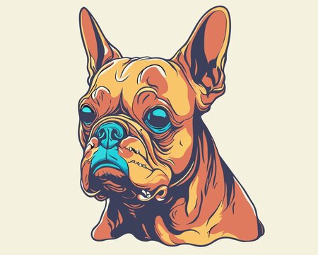Zombie dog slime illustration design
